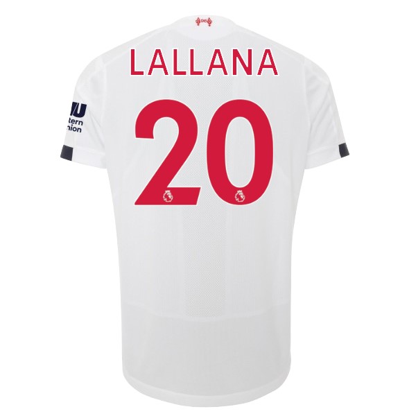 Camiseta Liverpool NO.20 Lallana 2ª 2019 2020 Blanco